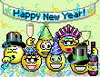 Happy New Year Party Smiley Emoticon